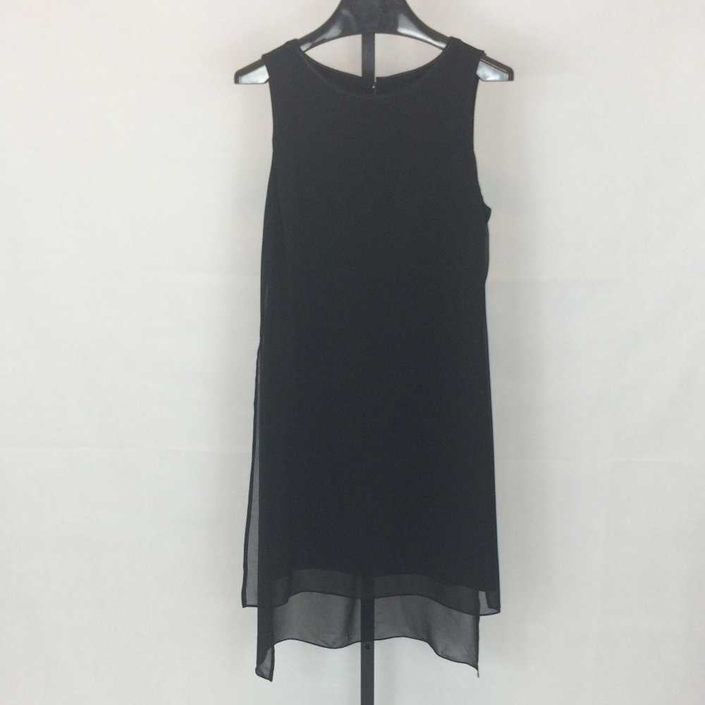 White House Black Market Black/Sheer Dress